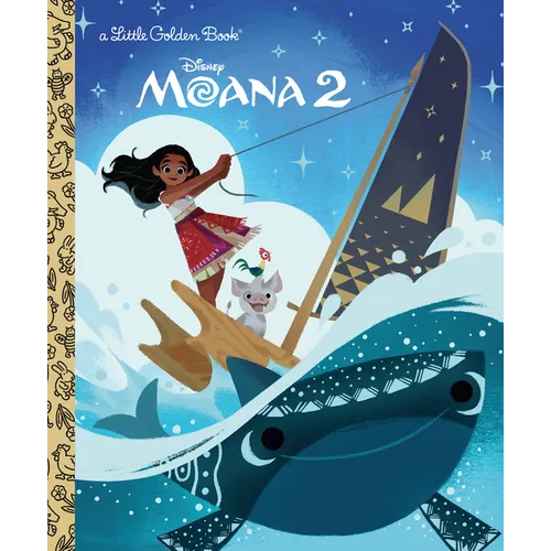 Disney Moana 2 Little Golden Book