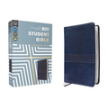 Niv, Student Bible, Personal Size, Leathersoft, Navy, Comfort Print