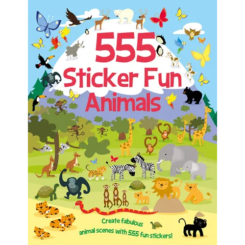 555 Sticker Fun - Animals