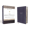Biblia Católica, Tamaño Personal, Tapa Dura, Azul, Con Índice, Comfort Print
