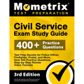 Civil Service Exam Study Guide - Test Prep Secrets for Police Officer, Firefighter, Postal, and More, Over 400 Practice Questions, Step-by-Step Review