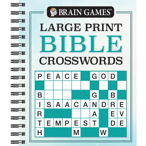 Brain Games - Large Print Bible Crosswords