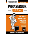English-Finnish phrasebook and 250-word mini dictionary