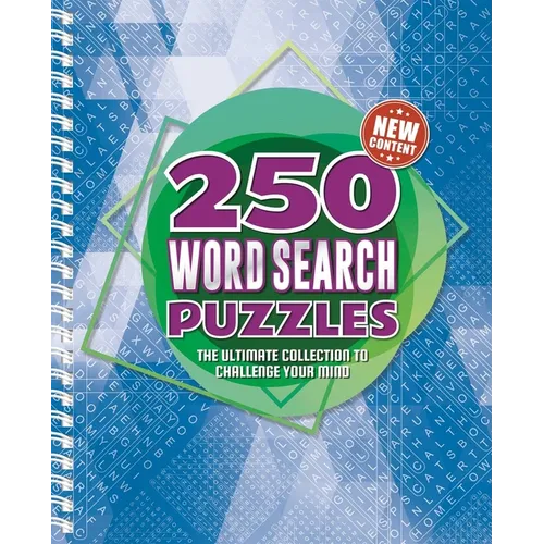 250 Word Search Puzzles: 250 Easy to Hard Wordsearch Puzzles for Adults