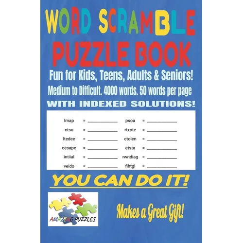 Word Scramble Puzzle Book