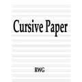 Cursive Paper: 200 Pages 8.5" X 11"