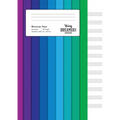 Manuscript Paper: Colour Spectrum A4 Blank Sheet Music Notebook