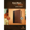 Every Man's Bible NLT, Large Print, Tutone