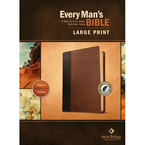 Every Man's Bible NLT, Large Print, Tutone