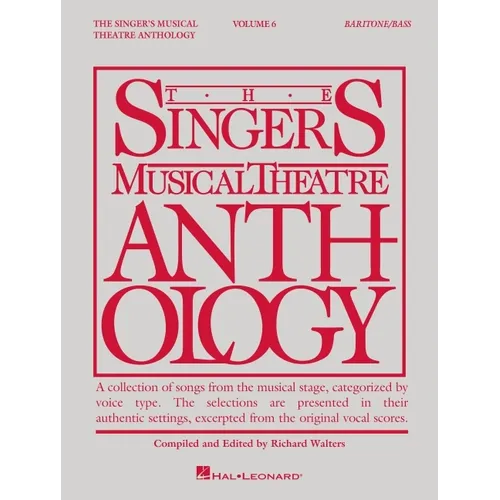 Singer's Musical Theatre Anthology - Volume 6: Baritone/Bass Book Only