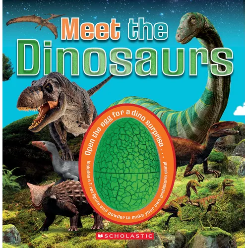Meet the Dinosaurs (Meet the Book with Dinosaur Toy and Slime)