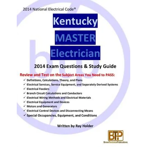 Kentucky 2014 Master Electrician Study Guide