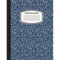Classic Composition Notebook: (8.5x11) Wide Ruled Lined Paper Notebook Journal (Dark Blue) (Notebook for Kids, Teens, Students, Adults) Back to School