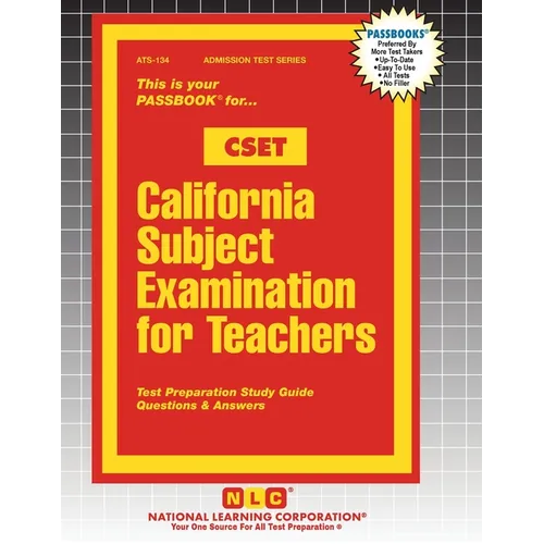 California Subject Examination for Teachers (CSET)