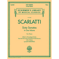 Domenico Scarlatti 60 Sonatas, Books 1 and 2 Schirmer Library of Musical Classics Vol. 2063 Piano Sheet Music Collection for Advanced & Intermediate P