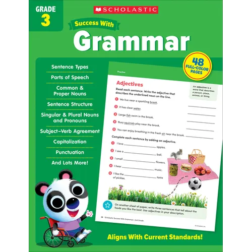 Scholastic Success with Grammar Grade 3 Workbook