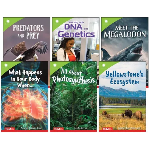 Smithsonian Steam Life Science Informational Text for Middle School 6-Book Set