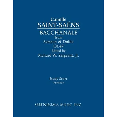 Bacchanale, Op.47: Study score