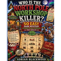 Who Is the North Pole Workshop Killer?: 50 Easy Dark Mystery Floor Plan Puzzles for Adults with Murder Rooms, Suspects, Clues & Armchair Detective Ded