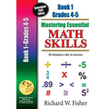 Mastering Essential Math Skills Book 1 Grades 4-5: Re-designed Library Version