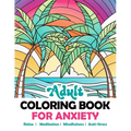 Adult Coloring Book For Anxiety: Relaxing Stained Glass Mosaic Kaleidoscope Landscapes Nature Animals Flowers. Abstract Amazing Mindful Patterns. Stre