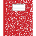 Marble Composition Notebook College Ruled: Red Marble Notebooks, School Supplies, Notebooks for School