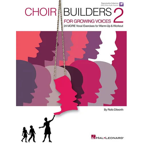 Choir Builders for Growing Voices 2 Book/Online Audio