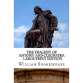 The Tragedy of Antony and Cleopatra - Large Print Edition: A Play