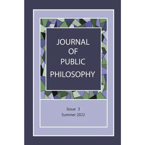 Journal of Public Philosophy: Issue 3