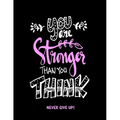 You Are Stronger Than You Think: Never Give Up