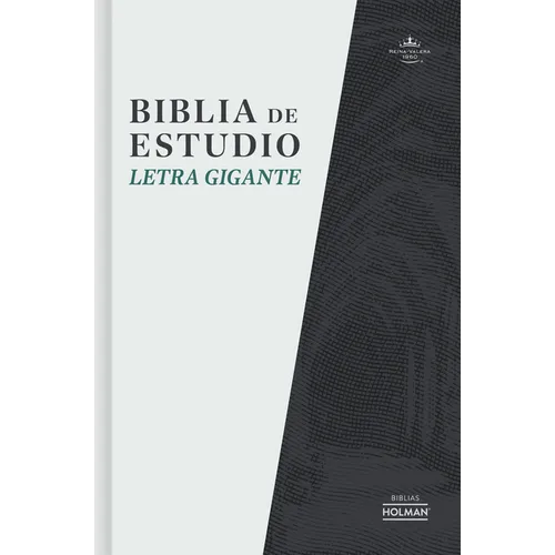 Rvr 1960 Biblia de Estudio Letra Gigante, Tapa Dura