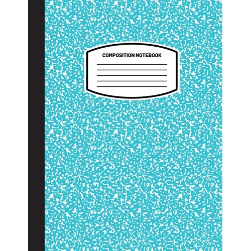 Classic Composition Notebook: (8.5x11) Wide Ruled Lined Paper Notebook Journal (Sky Blue) (Notebook for Kids, Teens, Students, Adults) Back to School