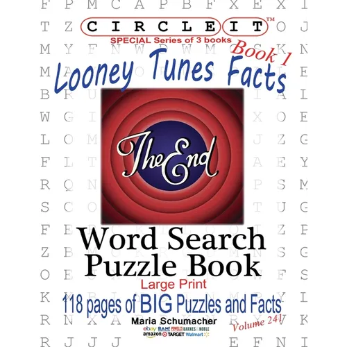 Circle It, Looney Tunes Facts, Book 1, Word Search, Puzzle Book