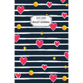 Valentine's Hearts Dot Grid Bullet Journal: Dot Grid Bullet Journal Notebook - Bullet Planner, Dot Journal, Dotted Paper for Writing Diary, Notes, Ske
