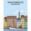 Skylines of European Cities Coloring Book for Adults