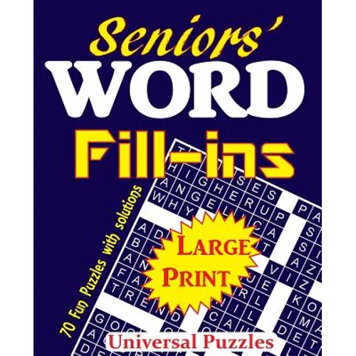 Seniors' Word Fill-ins