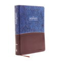 NIV, the Woman's Study Bible, Imitation Leather, Blue/Brown, Full-Color: Receiving God's Truth for Balance, Hope, and Transformation