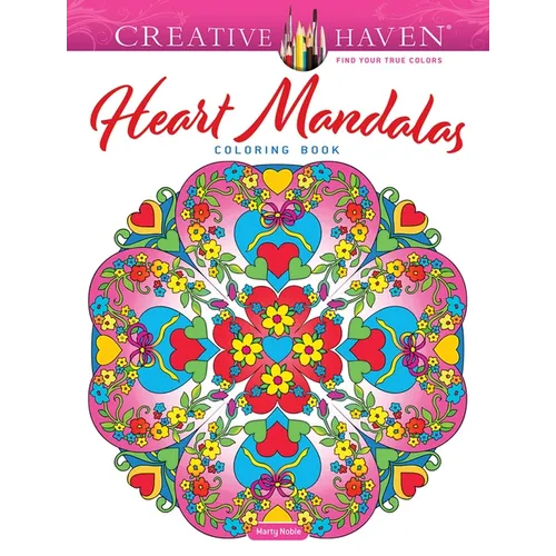 Creative Haven Heart Mandalas Coloring Book
