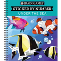Brain Games - Sticker by Number: Under the Sea (28 Images to Sticker)