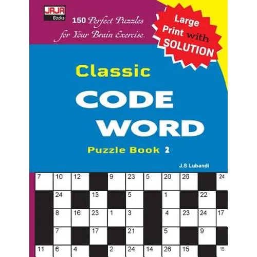 Classic CODE WORD Puzzle Book