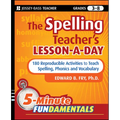 The Spelling Teacher's Lesson-a-Day