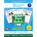 The Parts of Speech Workbook, Grade 1