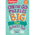 On-The-Go Puzzles Big Fun Activity Pad: Kids Travel Activity Pad with Over 90 Puzzles and 40 Stickers, Road Trip Games and Car Activities for Ages 69