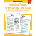 Informational Passages for Text Marking & Close Reading: Grade 3