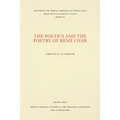 The Poetics and the Poetry of René Char