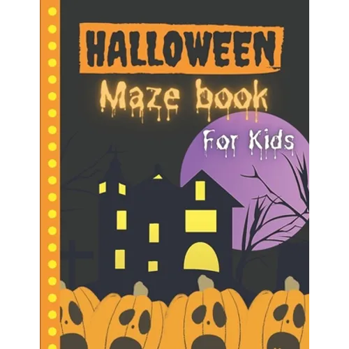 Halloween Maze Book For Kids