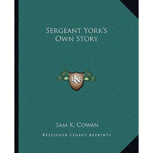 Sergeant York's Own Story