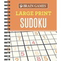 Brain Games - Large Print Sudoku (Orange)
