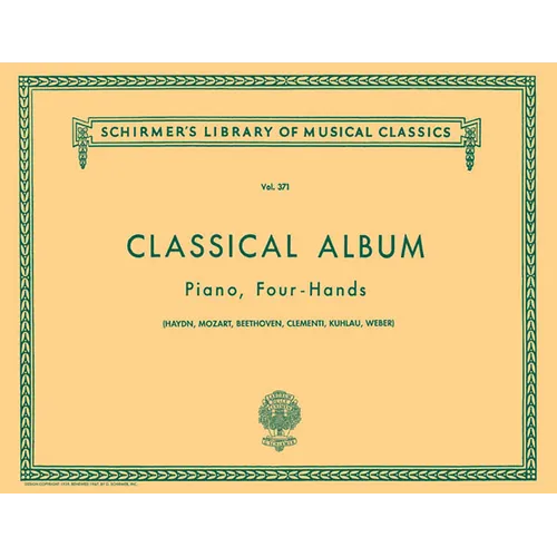 Classical Album: 12 Original Pieces: Schirmer Library of Classics Volume 371 Piano Duet