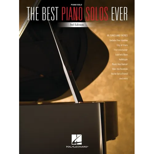 The Best Piano Solos Ever - 3rd Edition: A Collection of 66 Tunes and Themes